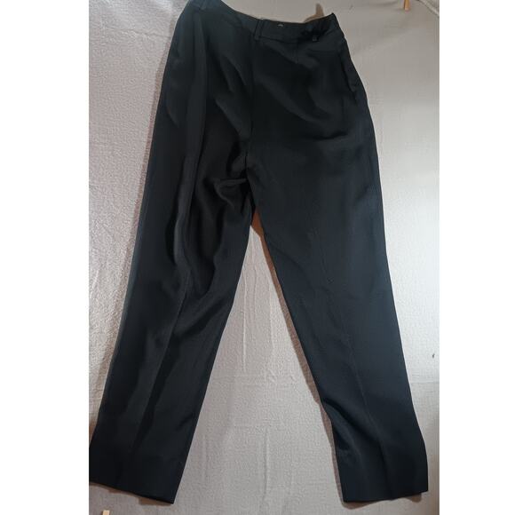Garfield & Marks Black Pleated High Waist Dress Pants Womens 10 US Made Workwear - Picture 5 of 5